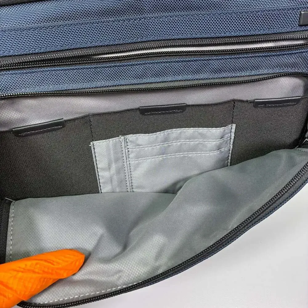 TUMI Alpha 3 Navy Blue Ballistic Nylon Tablet Sleeve Case